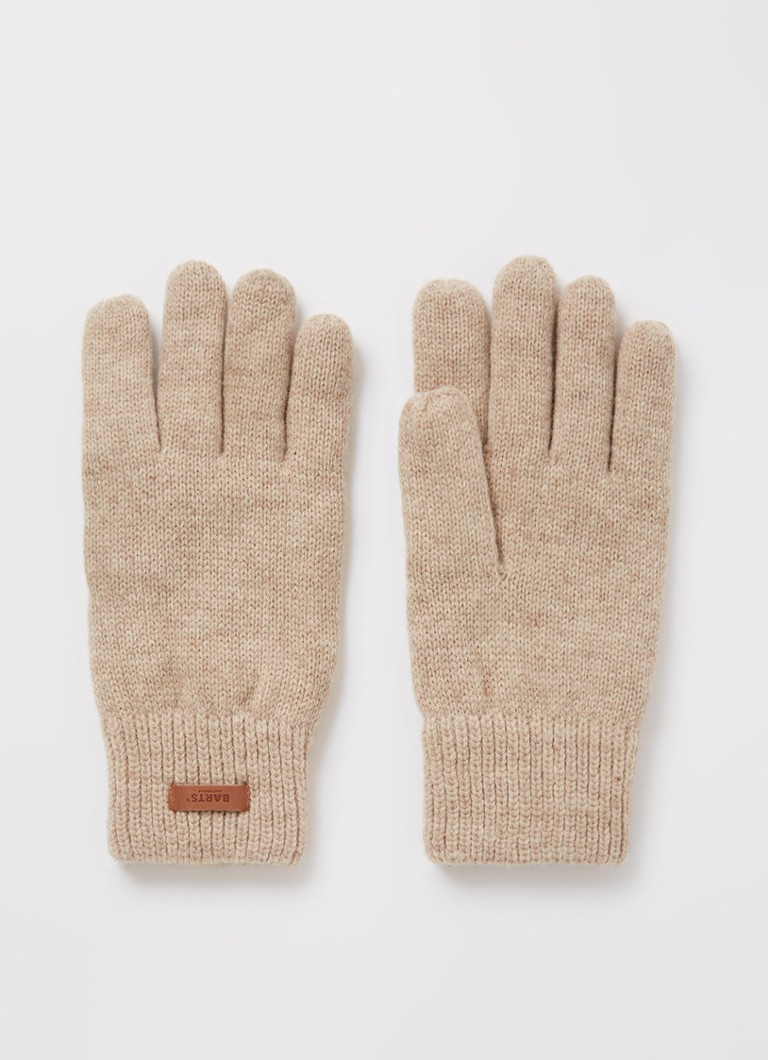 Barts - Haakon handschoenen van wol - Beige