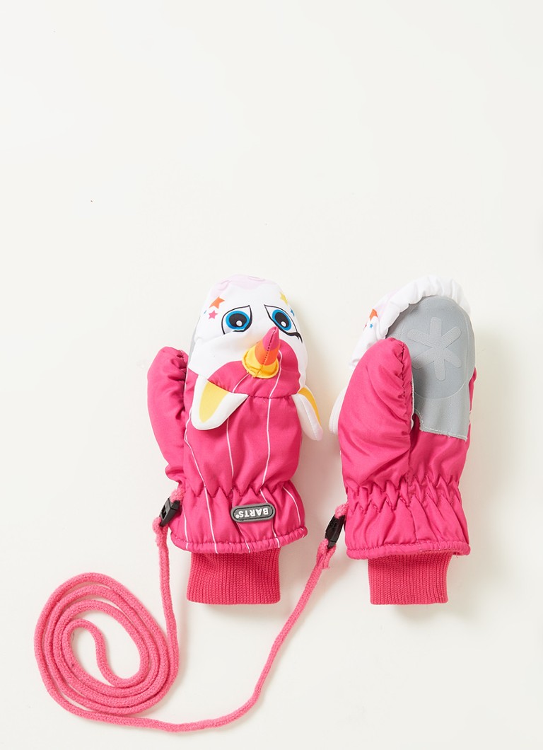 Barts - Mitts 3D handschoenen met print - Fuchsia