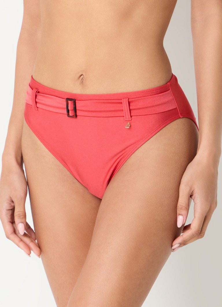 Beachlife - High waisted bikinislip - Rood