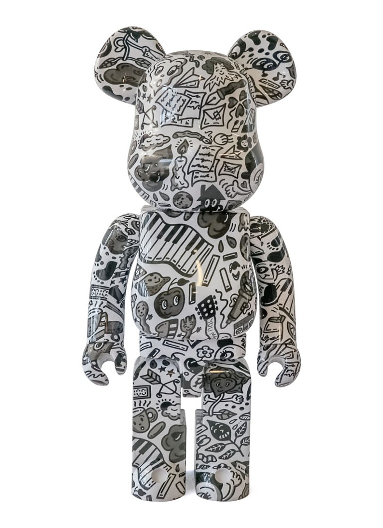 Boneco Urso Camuflado Grafite: Bearbrick 400% 28cm - Tudo de