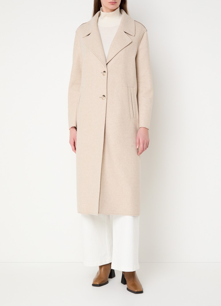 Beaumont - Gisela mantel met steekzakken - Beige