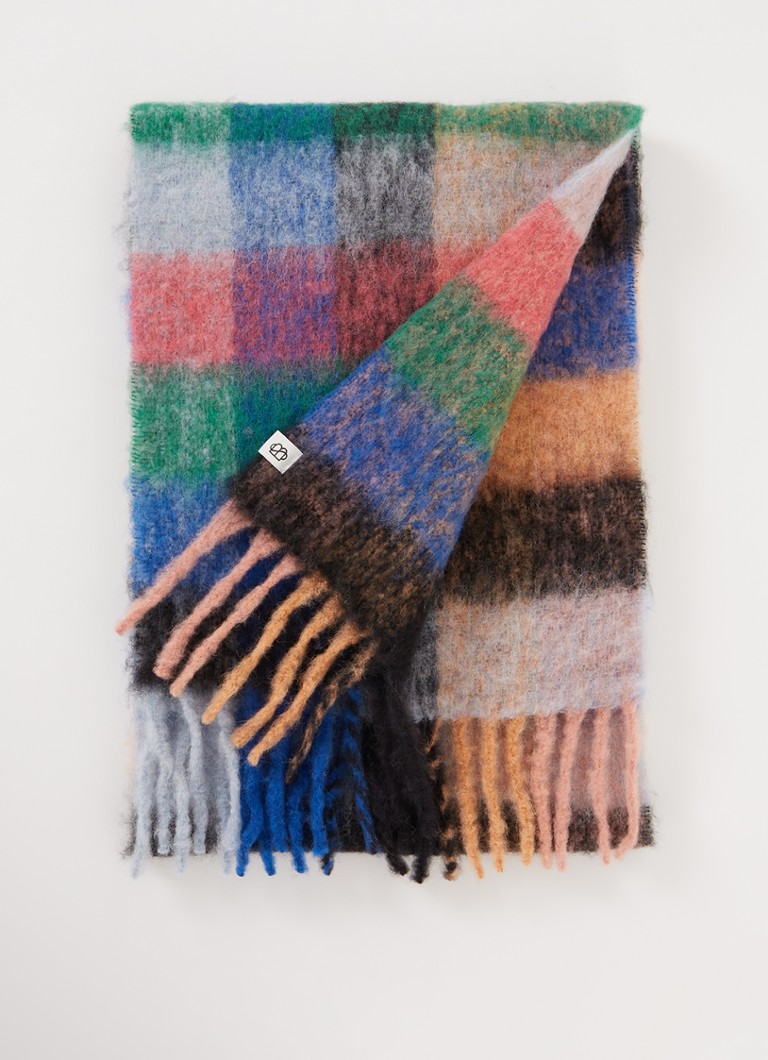 Tot vluchtelingen Tekstschrijver Becksöndergaard Sjaal in alpaca wolblend 200 x 35 cm • Rood • de Bijenkorf