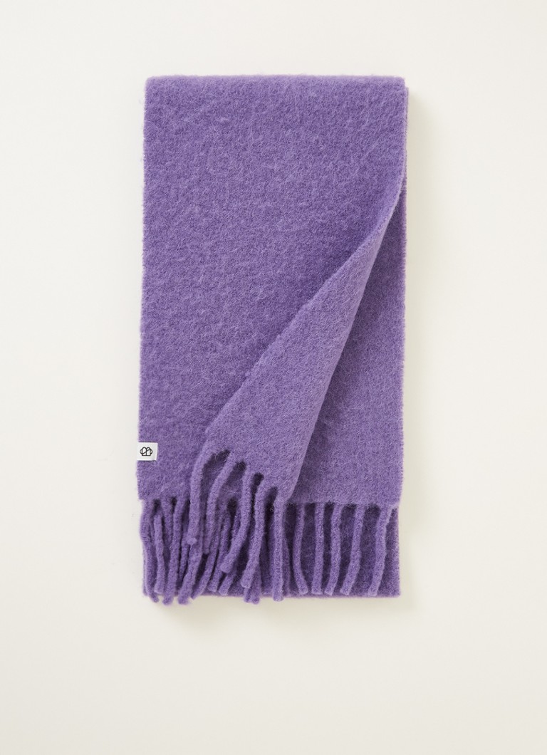 Becksöndergaard - Yuta sjaal in alpaca wolblend 200 x 30 cm - Violet