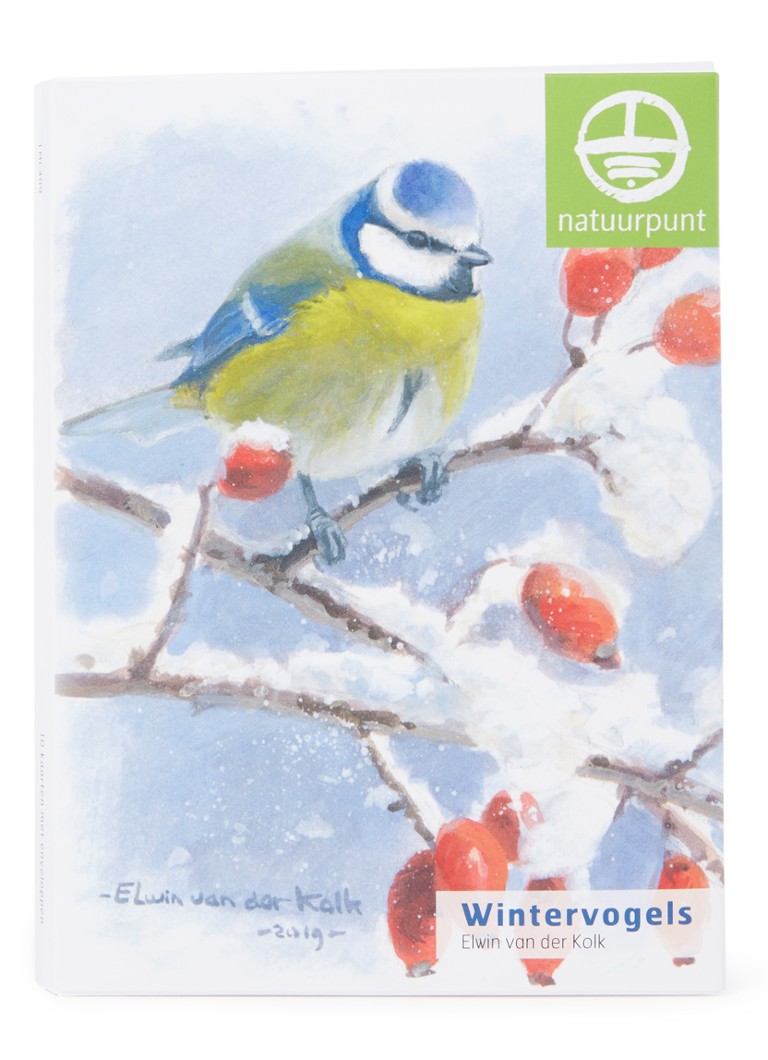 Bekking & Blitz - Wintervogels wenskaart - set van 10 inclusief enveloppen - Multicolor