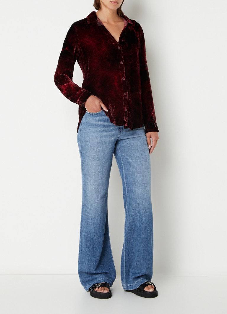 bella dahl velvet shirt