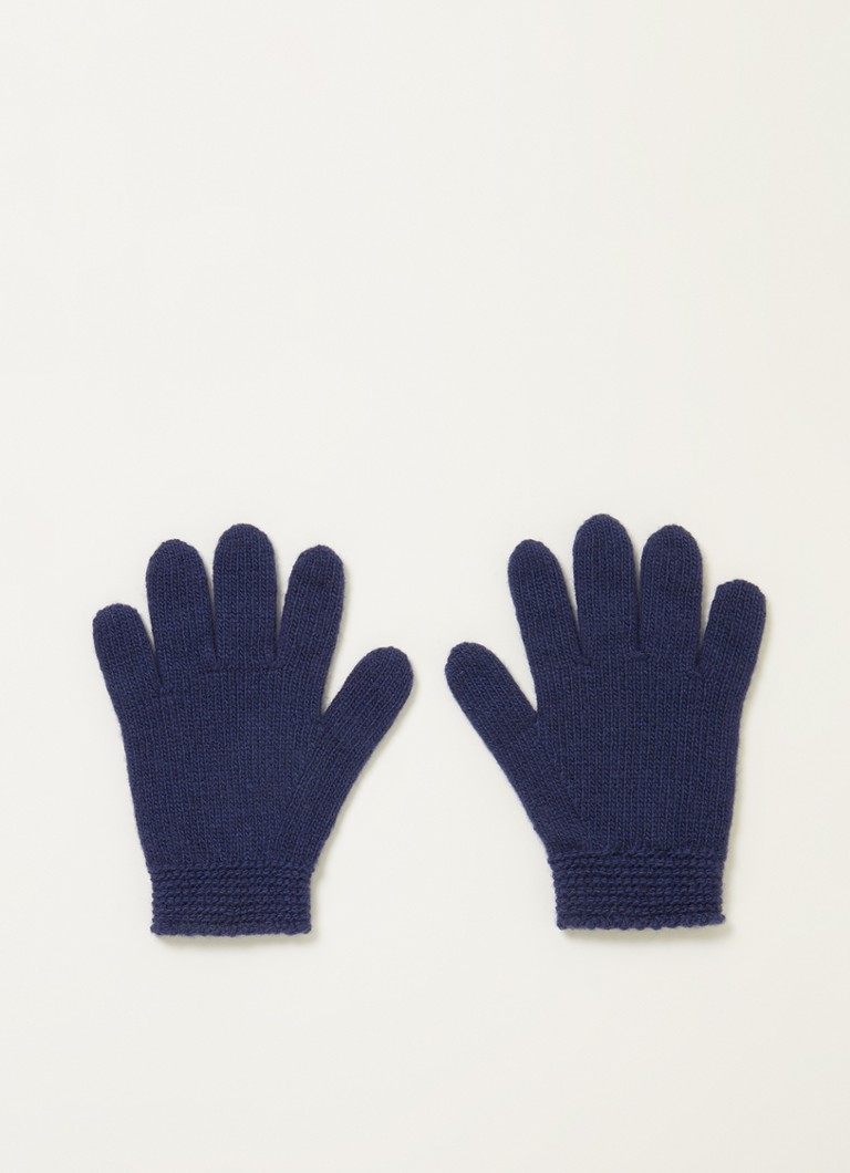 Benetton - Handschoenen in wolblend - Donkerblauw