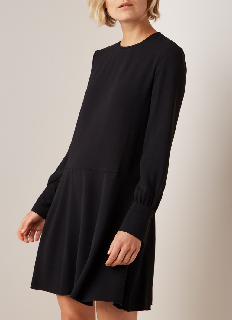 Benetton - Loose fit truijurk met ronde hals - Zwart