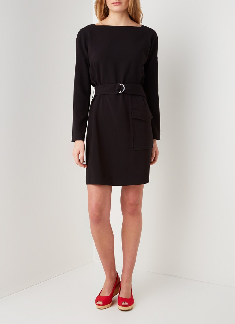 Stile Benetton Mini-jurk zwart casual uitstraling Mode Jurken Mini-jurken 