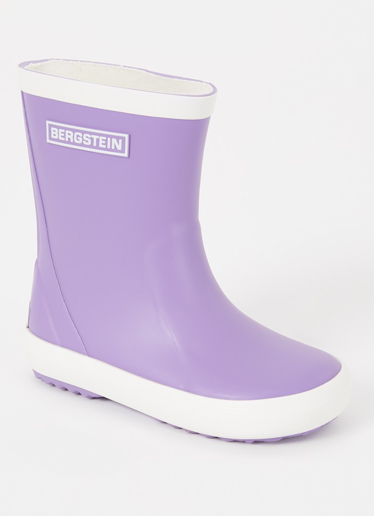 Bergstein - Classic regenlaars met logo - Paars