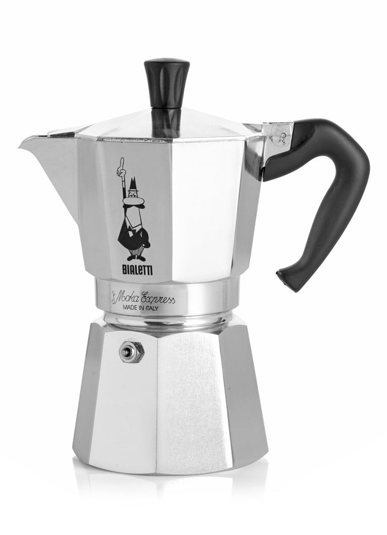 Bialetti - Moka Express percolator 6-kops - Zilver