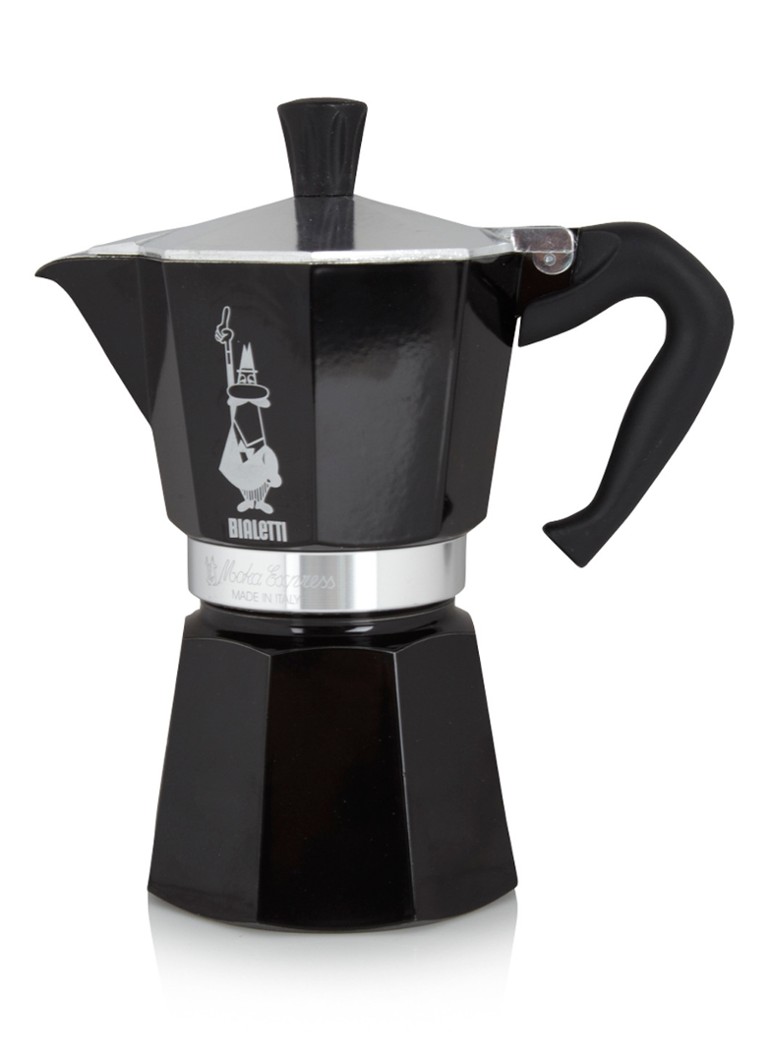Bialetti Moka Express percolator 6kops • Zwart • de Bijenkorf
