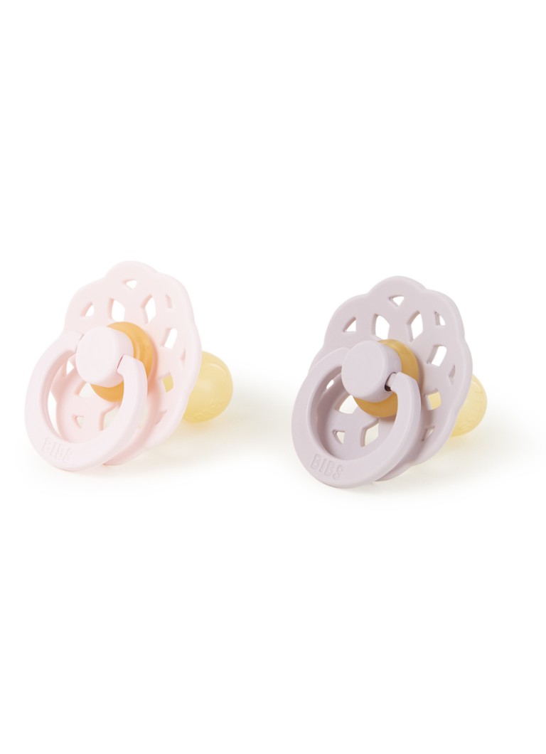 BIBS Boheme Pacifier speen in 2pack 06 maanden • Lichtpaars • de