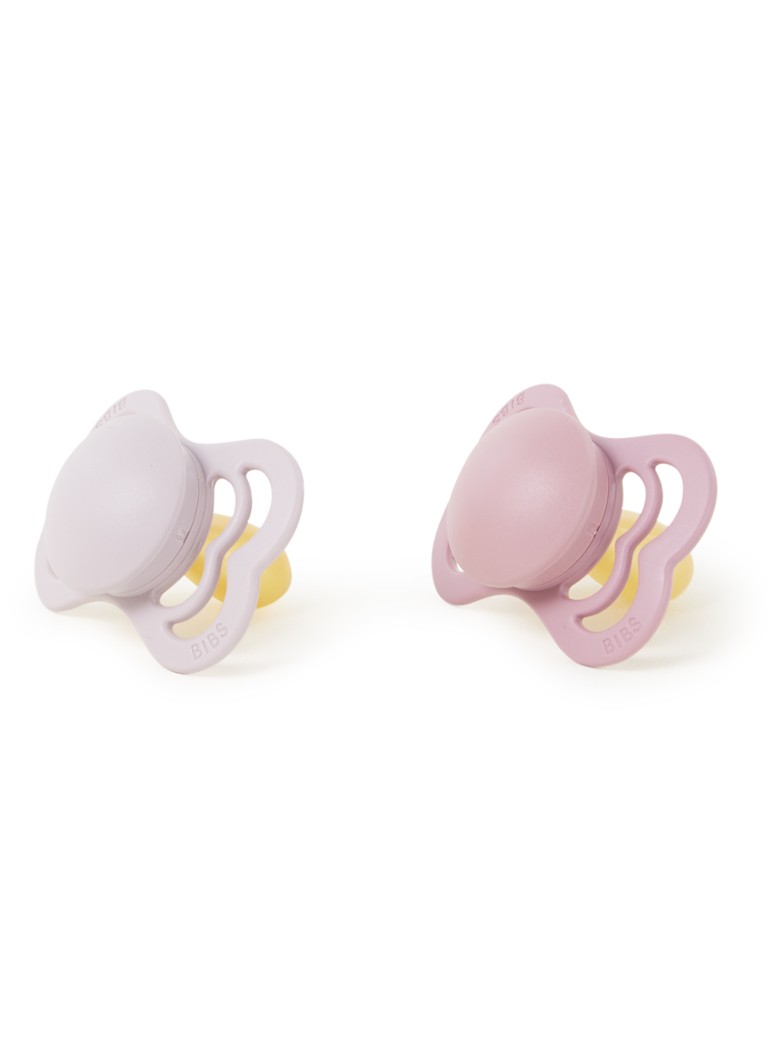 BIBS Supreme Pacifier speen in 2pack 06 maanden • Oudroze • de