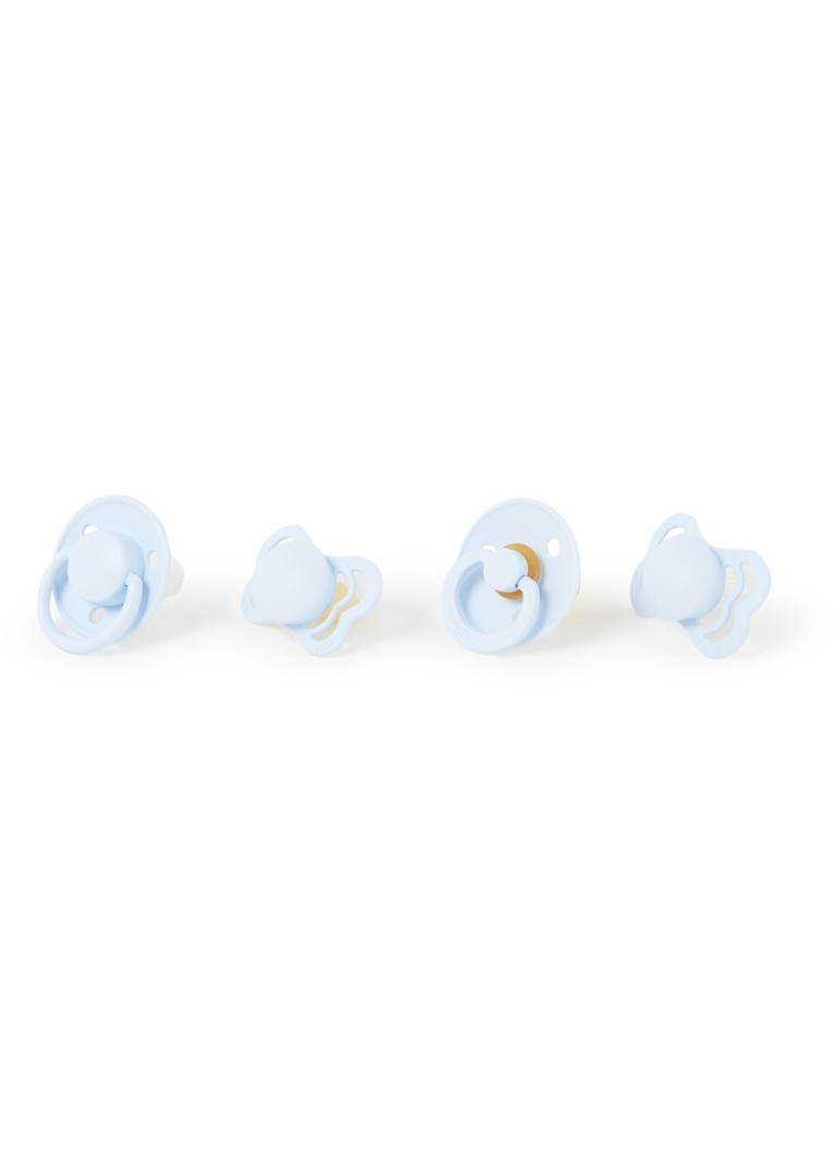 BIBS TryIt Pacifier speen in 4pack 06 maanden • Lichtblauw • de