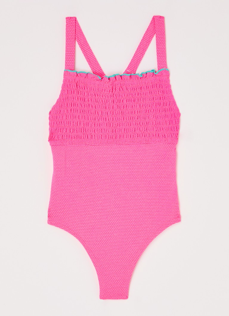 Billieblush - Badpak met lurex - Fuchsia