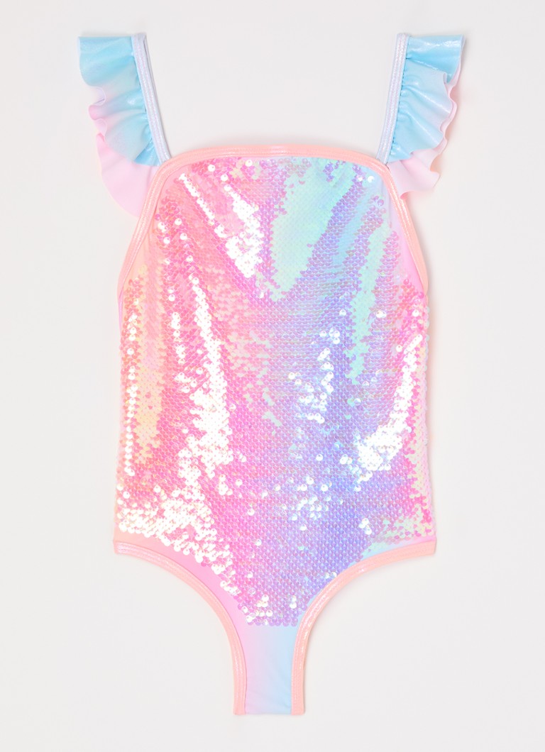 Billieblush - Badpak met pailletten - Roze