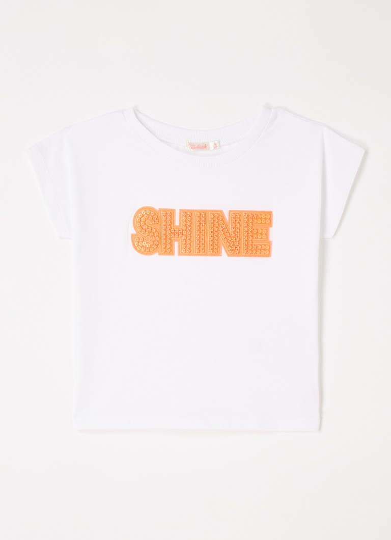 Billieblush - Shine T-shirt met 3D print - Wit