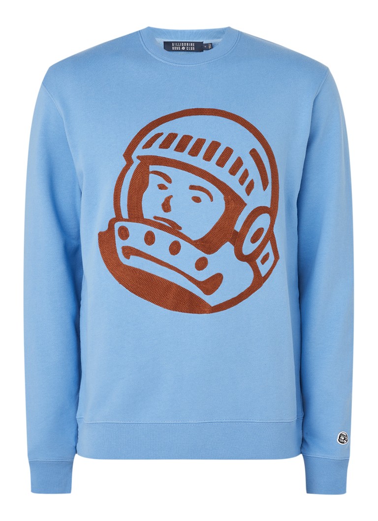 datum Onnodig Verwisselbaar Billionaire Boys Club Sweater met logoborduring • Lichtblauw • de Bijenkorf