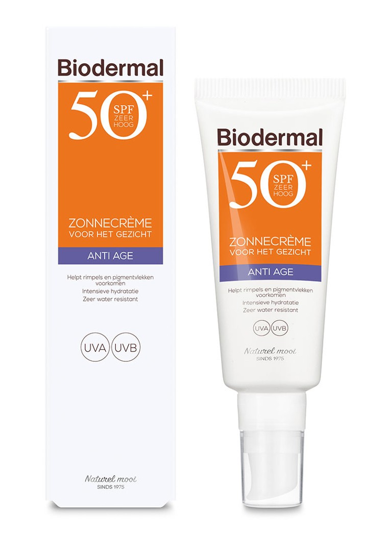 condensor Afgrond klant Biodermal Anti Age Zonnecrème Gezicht SPF 50 - zonnebrand • de Bijenkorf