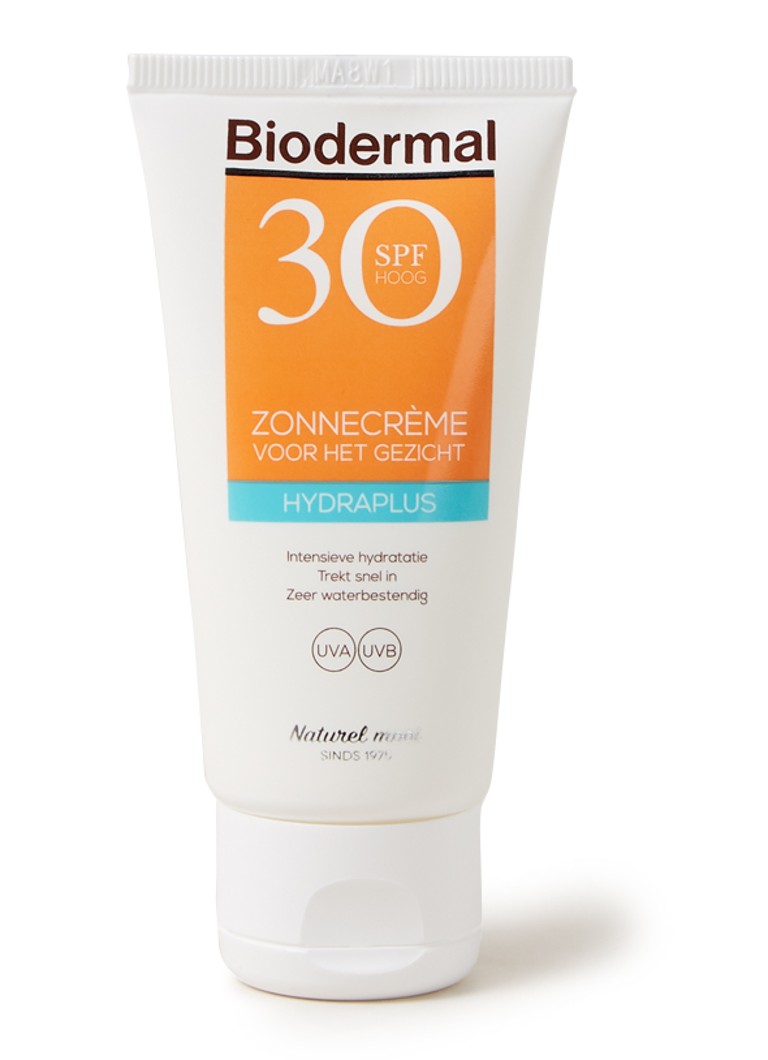 Biodermal Hydra Plus Zonnecrème voor het gezicht SPF 30 - zonnebrand • Bijenkorf