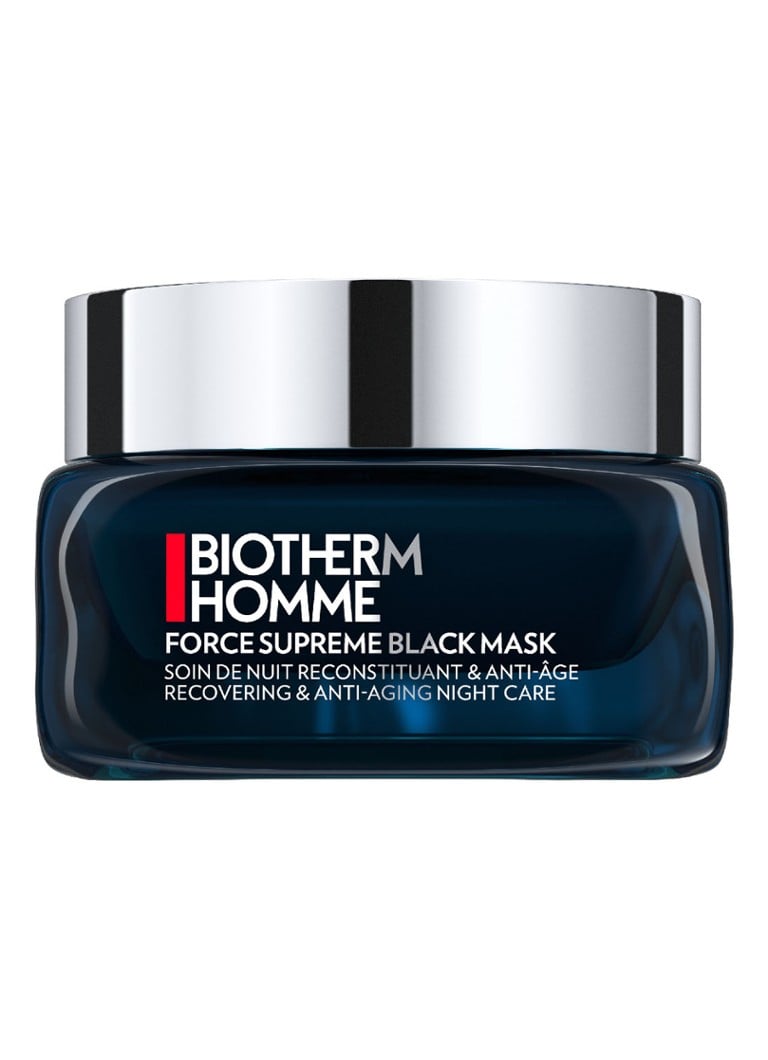 Biotherm - Homme Force Supreme Black Mask Anti-Aging - gezichtsmasker - null