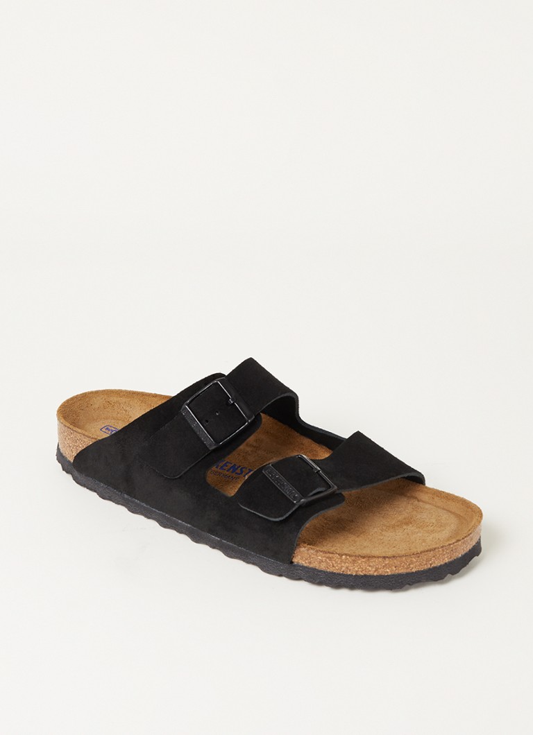 Artiest Lijken Beschuldiging Birkenstock Arizona sandaal van suède • Zwart • de Bijenkorf