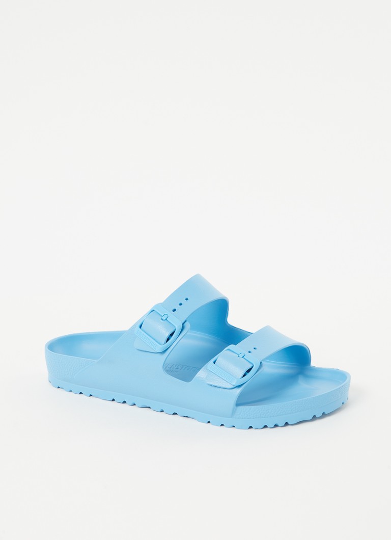 Het kantoor Verscheidenheid web Birkenstock Arizona waterbestendige slipper • Blauw • de Bijenkorf