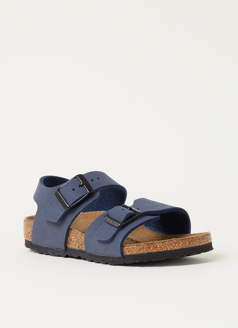 Ongeldig taal seinpaal Birkenstock New York sandaal • Donkerblauw • de Bijenkorf