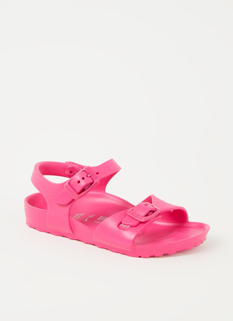 In het algemeen cijfer Ventileren Birkenstock Rio sandaal met gespdetails • Roze • de Bijenkorf