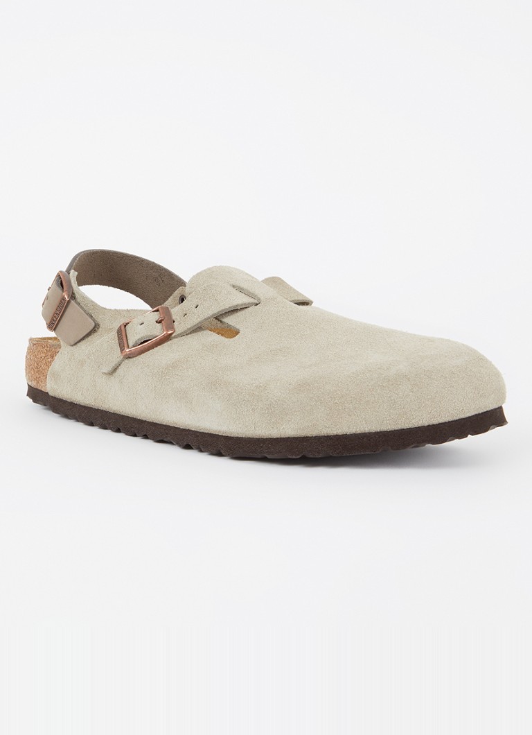 Birkenstock - Tokio II sandaal van suède - Beige