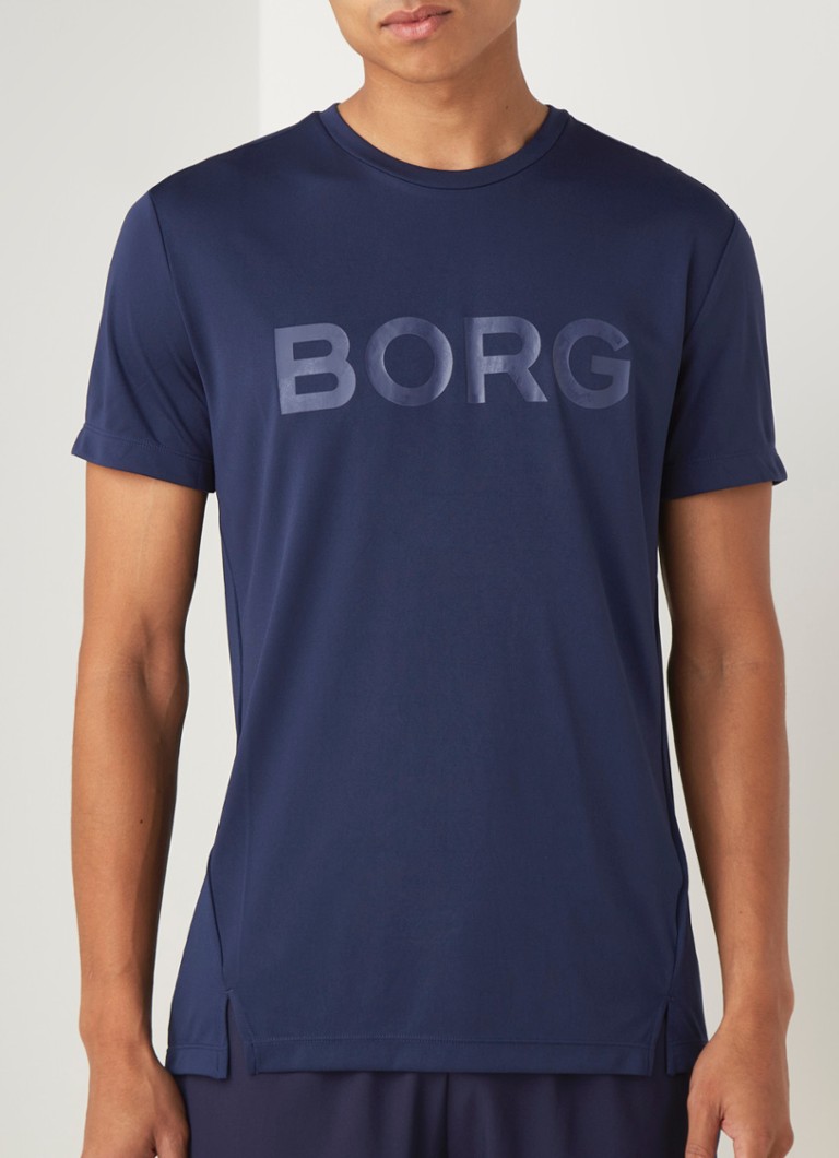 Post impressionisme armoede Excentriek Björn Borg Astor Hydro-Pro T-shirt met logoprint • Donkerblauw • de  Bijenkorf