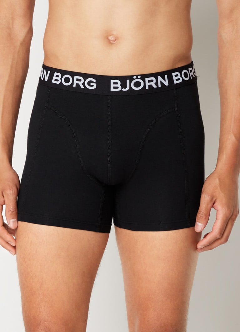 stof in de ogen gooien paar flexibel Björn Borg Boxershorts in uni in 3-pack • Zwart • de Bijenkorf