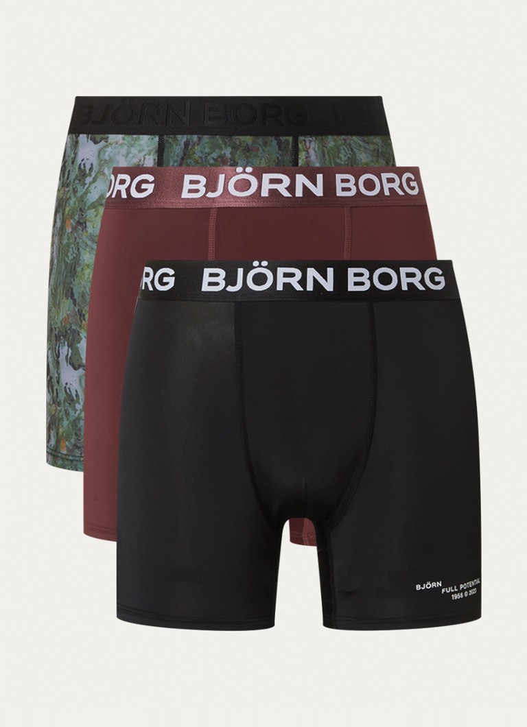 Björn Borg Perfect fit boxershorts in verpakking van 2 stuks in