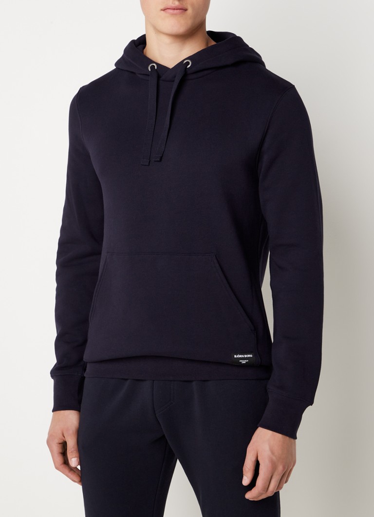Björn Borg - Centre hoodie met trekkoord - Donkerblauw