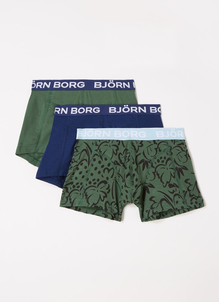 Harde wind uitgebreid tandarts Björn Borg Core boxershorts met logoband in 3-pack • Donkerblauw • de  Bijenkorf