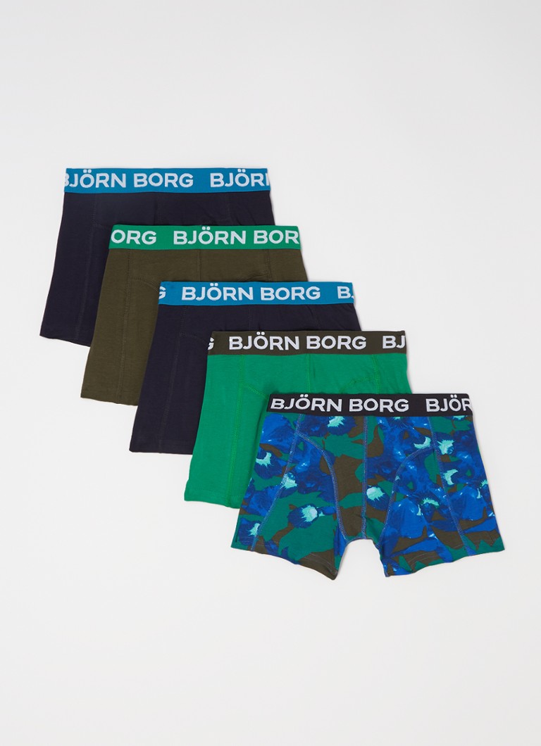 Filosofisch Haarvaten Dagelijks Björn Borg Core boxershorts met logoband in 5-pack • Multicolor • de  Bijenkorf