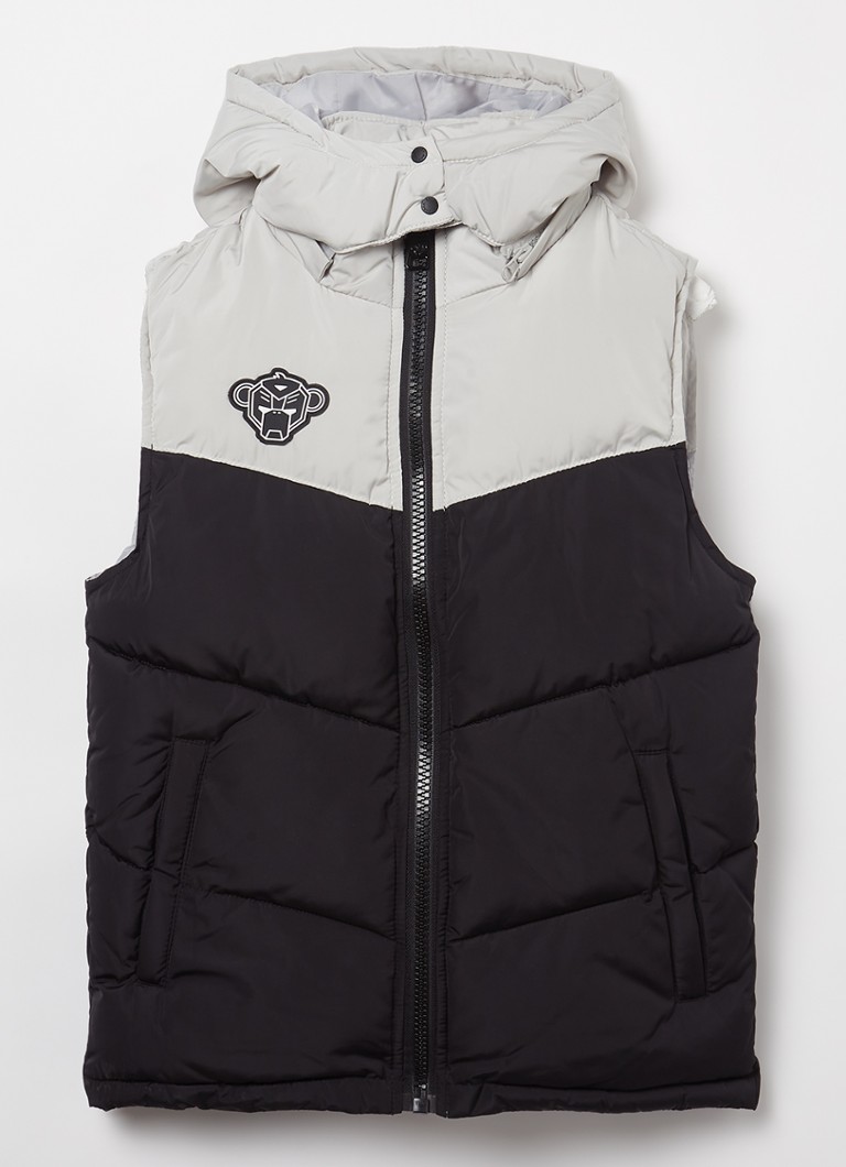 Black Bananas Jr Woods bodywarmer met afneembare capuchon • Grijs • de