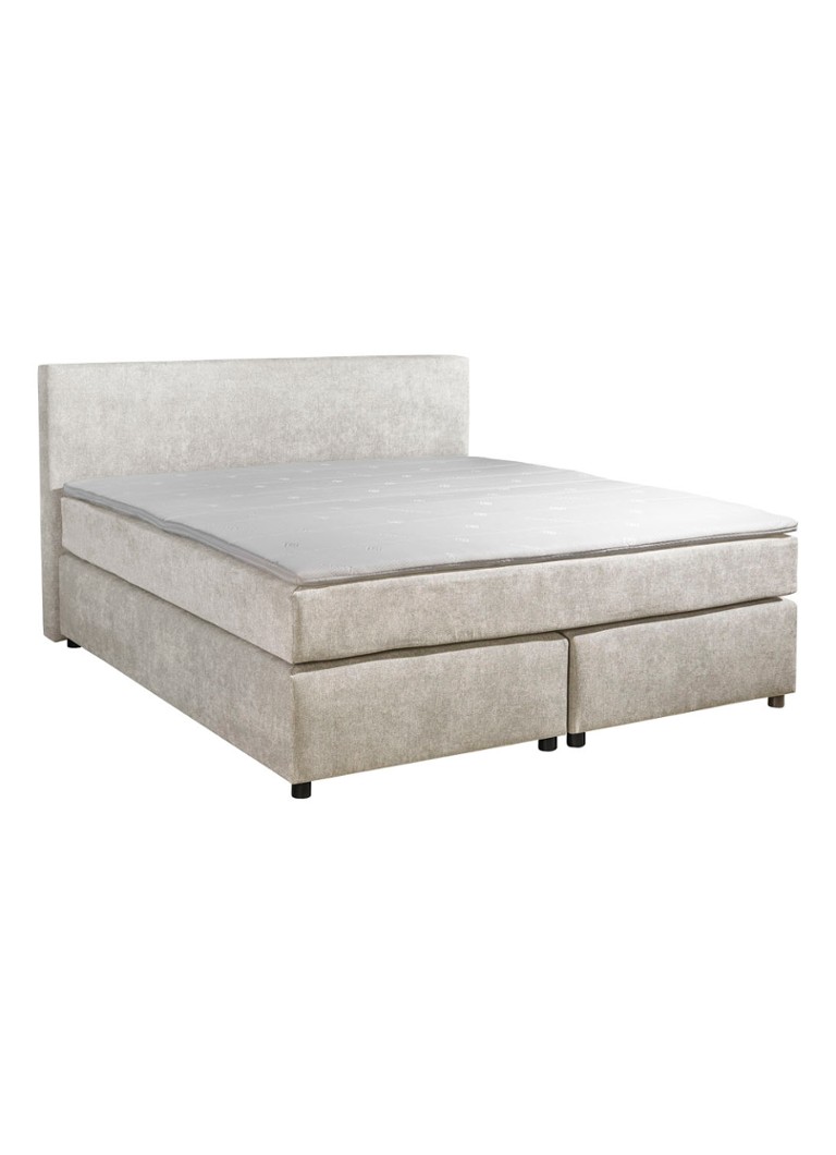 Bloemendaal - Monza boxspring combinatie inclusief matras en topper  - Beige