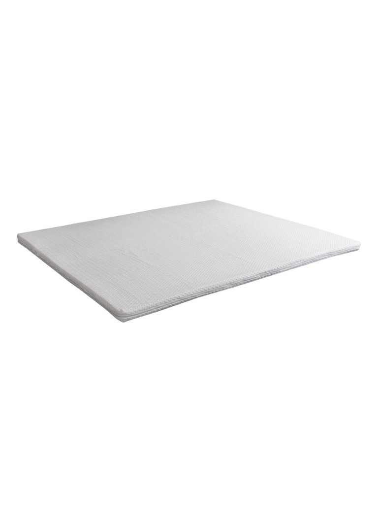 Bloemendaal - Splittopper matras van biologisch katoen - Wit