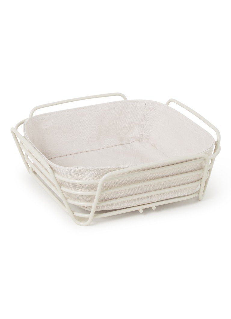Blomus - Delara broodmand 26 x 26 cm - Lichtgrijs