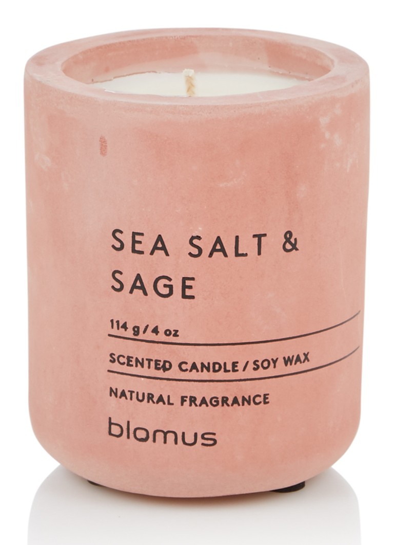 Blomus - Sea Salt & Sage geurkaars - Zalmroze