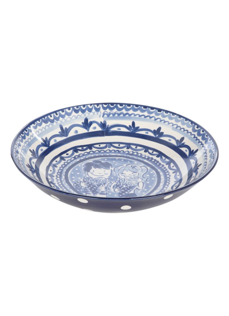 Blond Amsterdam Delfts Blond serveerschaal 36,5 cm • Blauw • de Bijenkorf