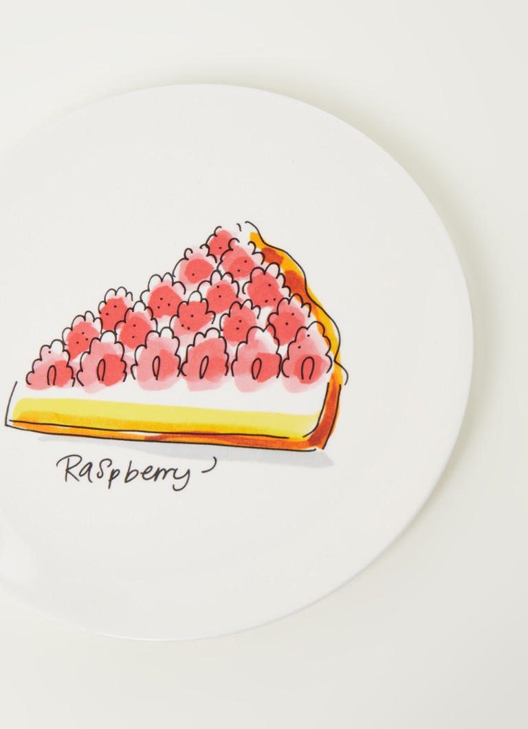 Cusco Afkorten seinpaal Blond Amsterdam Raspberry Pie gebaksbordje 18 cm • Wit • de Bijenkorf