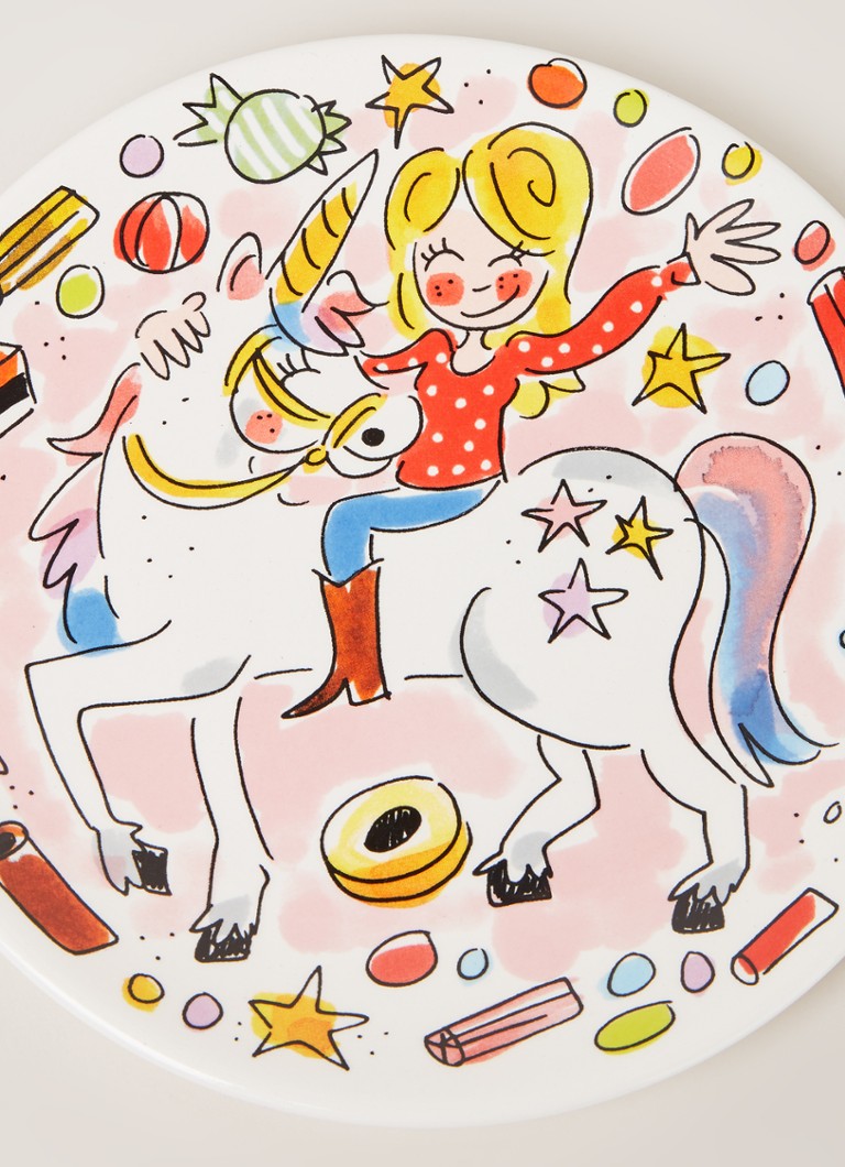 maat Politiek Probleem Blond Amsterdam Unicorn gebaksbord 18 cm • Roze • de Bijenkorf