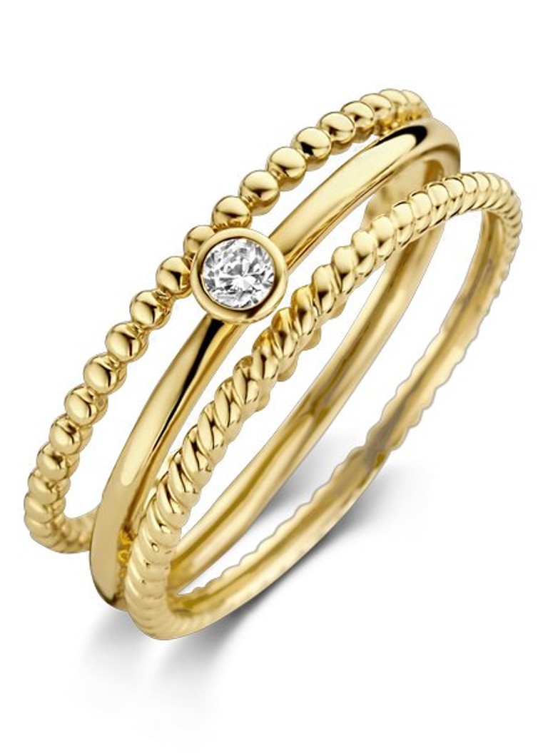 Oude tijden Levendig Draai vast Blush Ring van 14 karaat geelgoud met zirkonia 1238YZI • Geelgoud • de Bijenkorf Oude tijden Levendig Draai vast Blush Ring van 14 karaat geelgoud met zirkonia 1238YZI • Geelgoud • de Bijenkorf