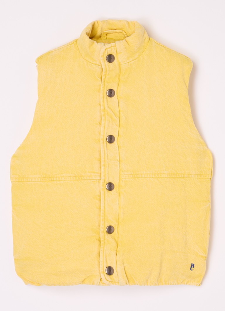 BOBO CHOSES - Smiling bodywarmer van biologisch katoen - Geel