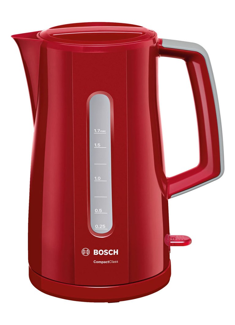 Bosch - CompactClass waterkoker 1,7 liter TWK3A014 - Rood