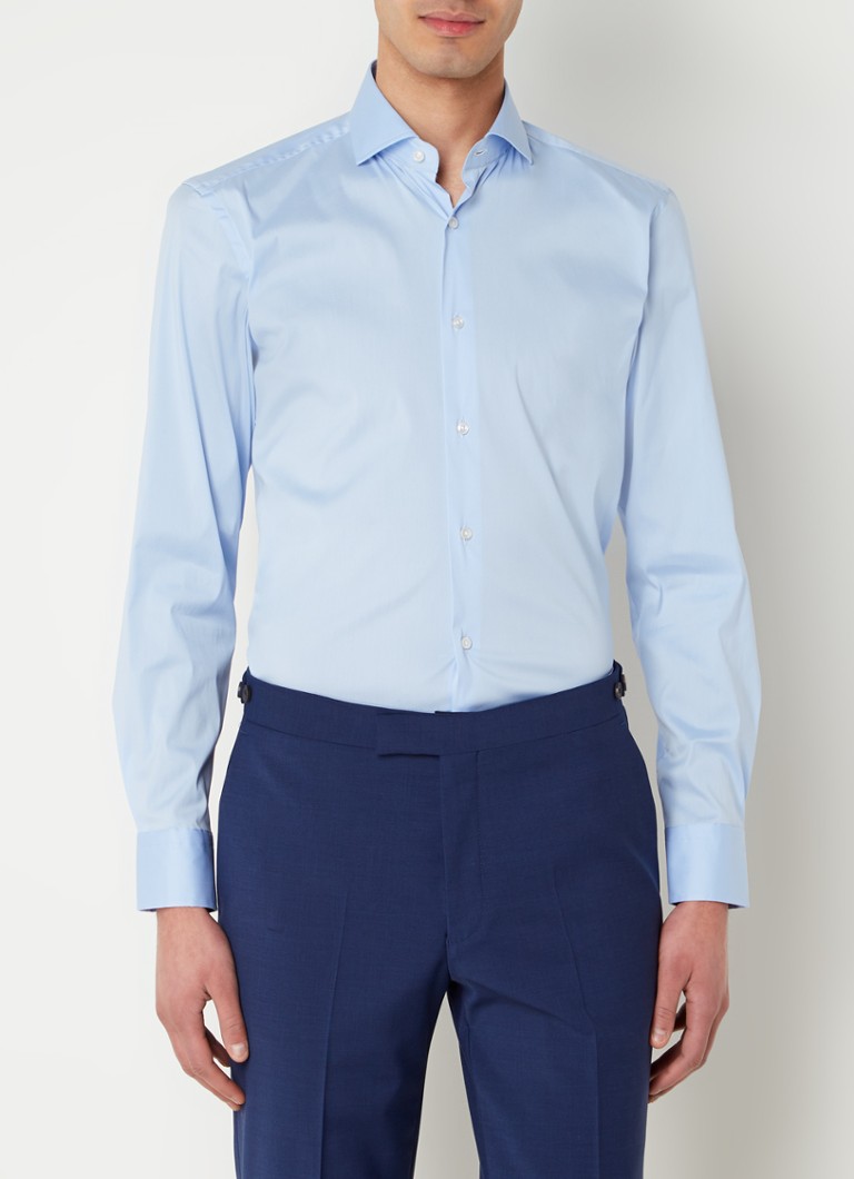 BOSS - P-Hank-Spread slim fit overhemd - Lichtblauw