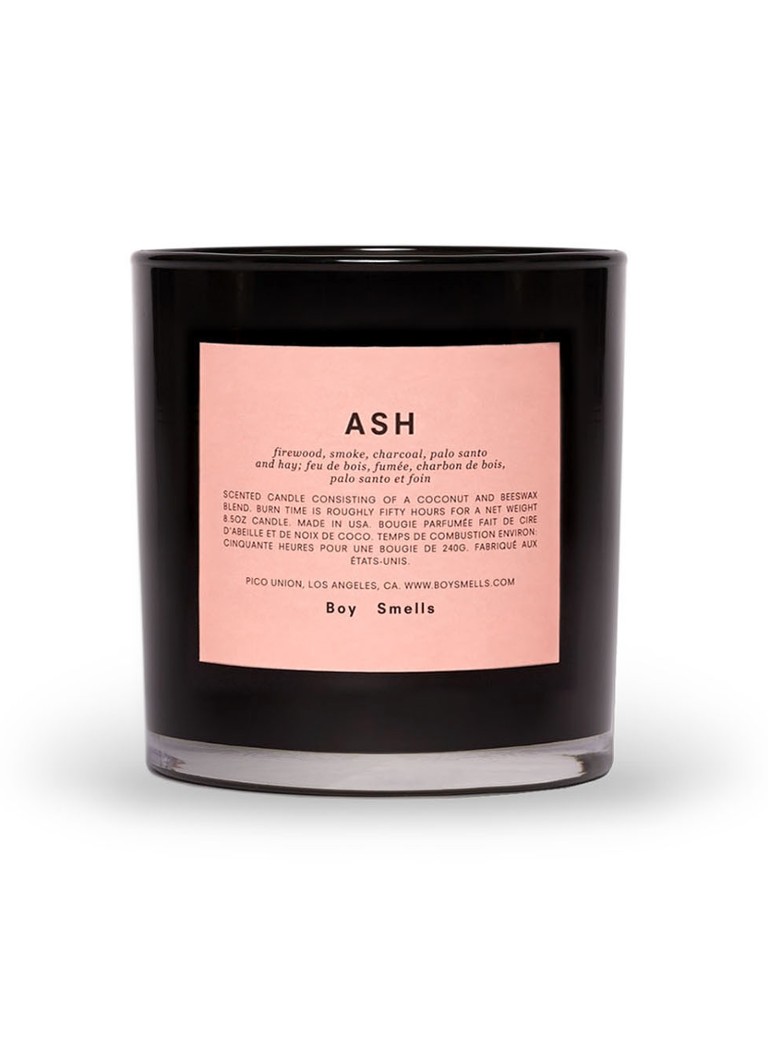 Boy Smells - ASH geurkaars 240 gram - Zwart