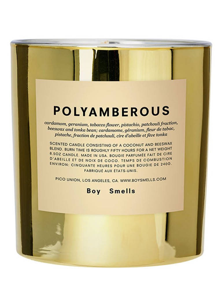 Boy Smells - Polyamberous geurkaars 240 gram - Goud
